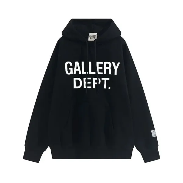 Gallery Dept. Bold Logo Black Hoodie - 1
