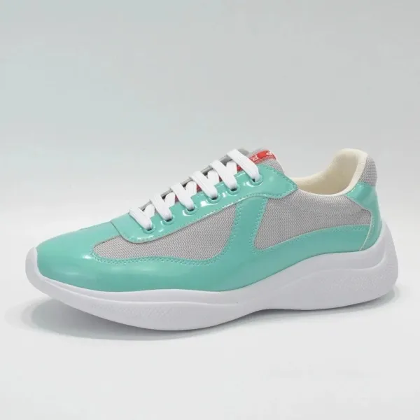Prada Re-Nylon Low Top Mint Green Sneakers - 1