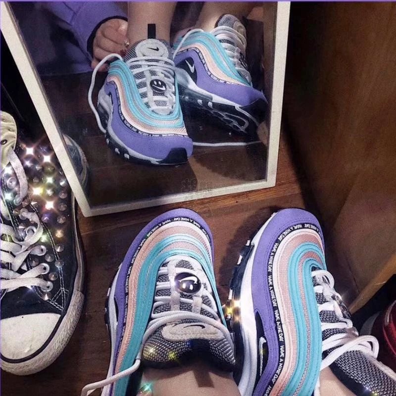 Nike Air Max 97 Have A Nike Day笑脸紫子弹923288-500
