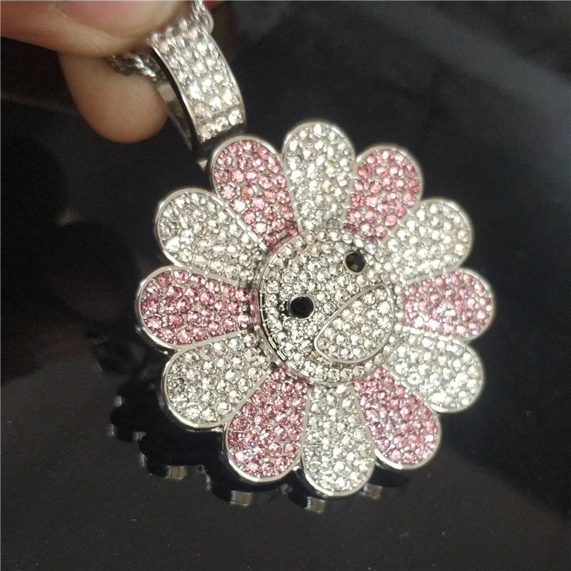 Jindian Old Silver Half Pink Diamond
