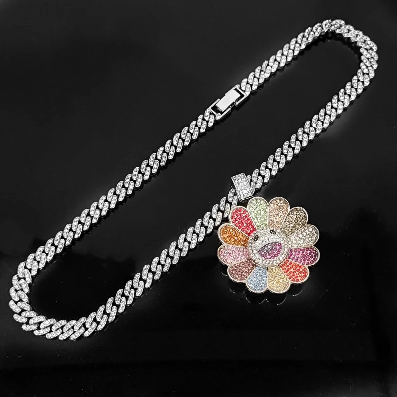 New Silver 91mm Cuban Chain
