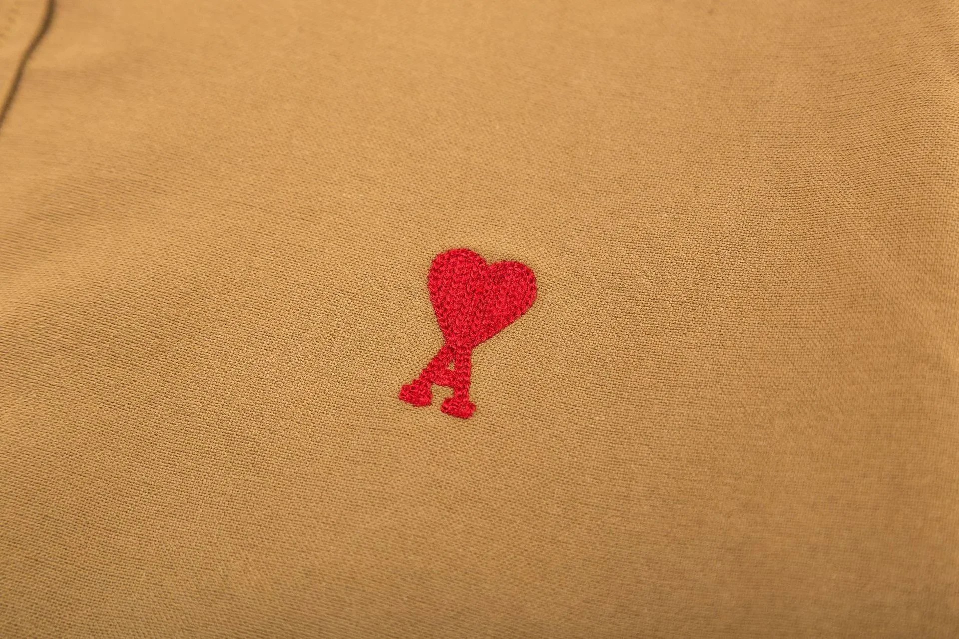 Comme des Garçons Play Heart Logo Light Blue Oxford Shirt - 24