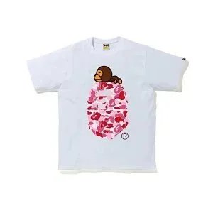 A Bathing Ape Sakura Ape Head Black T-Shirt - 7