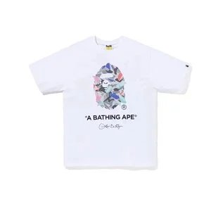 A Bathing Ape Sakura Ape Head Black T-Shirt - 13
