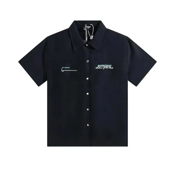 Represent Horizons Short-Sleeve Shirt Army Green - 10
