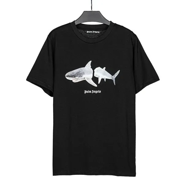Palm Angels Skull Graphic Black T-Shirt - 8