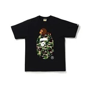 A Bathing Ape Sakura Ape Head Black T-Shirt - 8