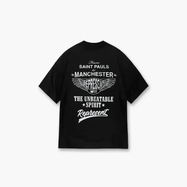 Represent Floral Dove Graphic T-Shirt Beige - 11