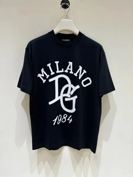 Dolce & Gabbana Palm Tree DG Logo White T-Shirt - 4