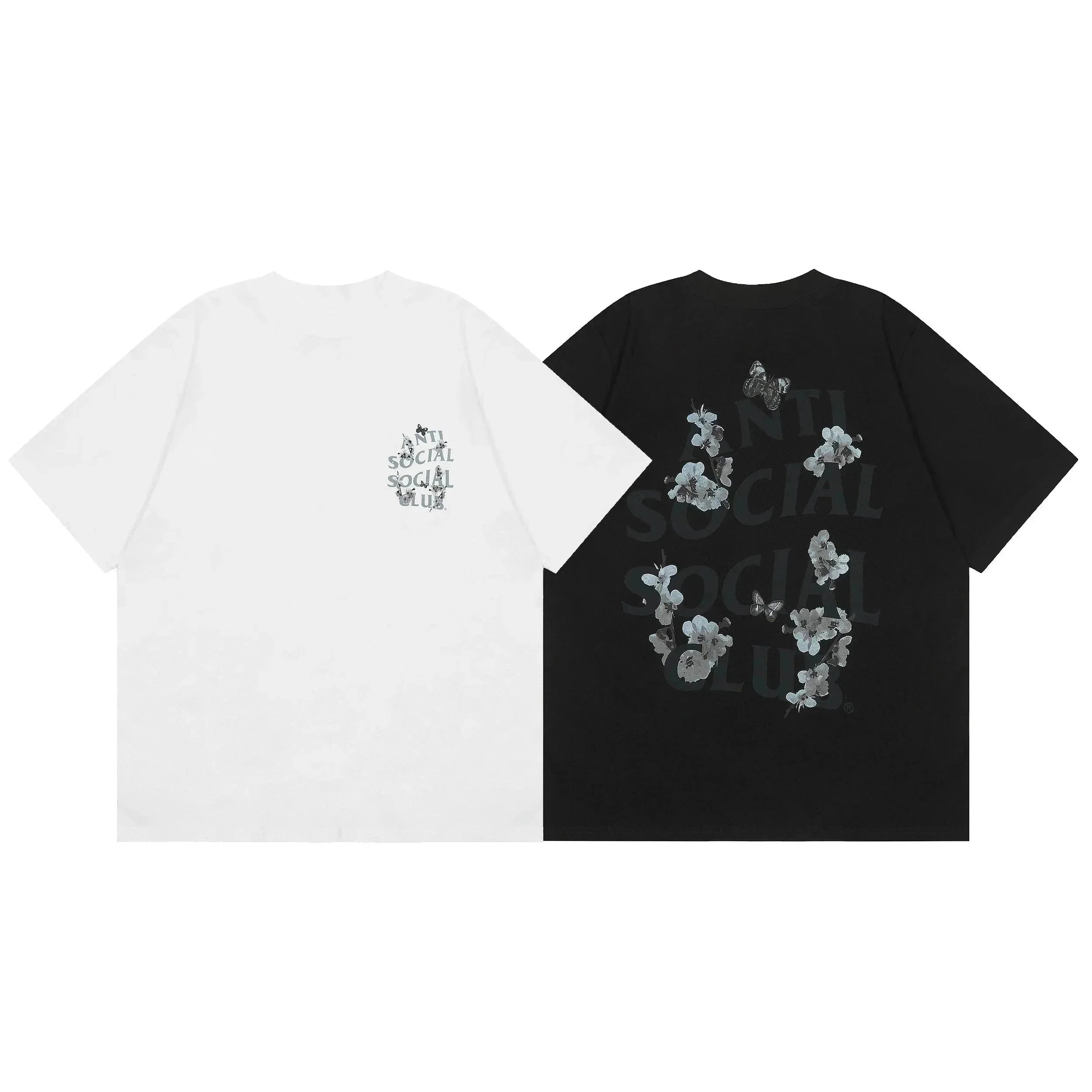 Anti Social Social Club Distressed Logo Black T-Shirt - 3