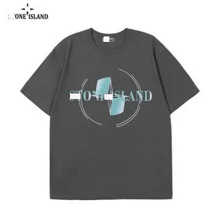 Design One Island Logo Patch Blue T-Shirt T-Shirts - 11