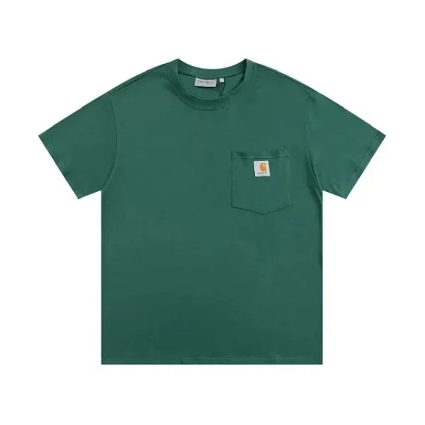 Carhartt Work In Progress Carhartt WIP Logo T-Shirt Burgundy T-Shirt T-Shirts - 11