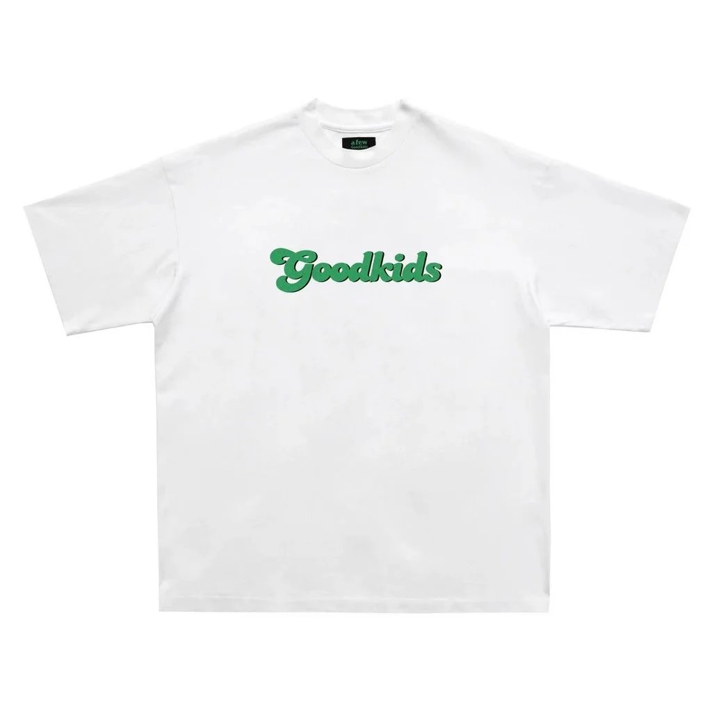 Design Abstract Brushstroke Print Oversized T-Shirt White - 12