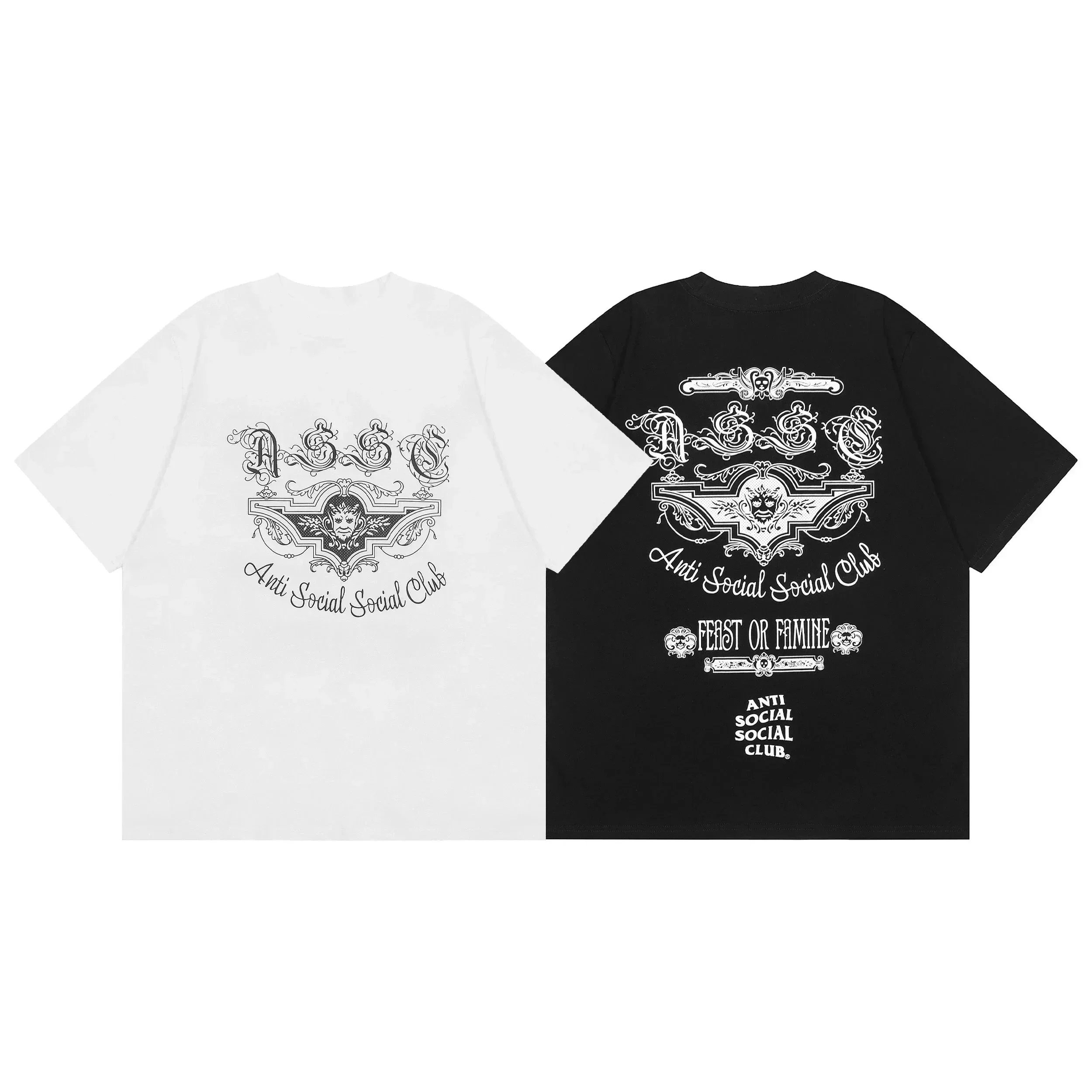 Anti Social Social Club Distressed Logo Black T-Shirt - 9