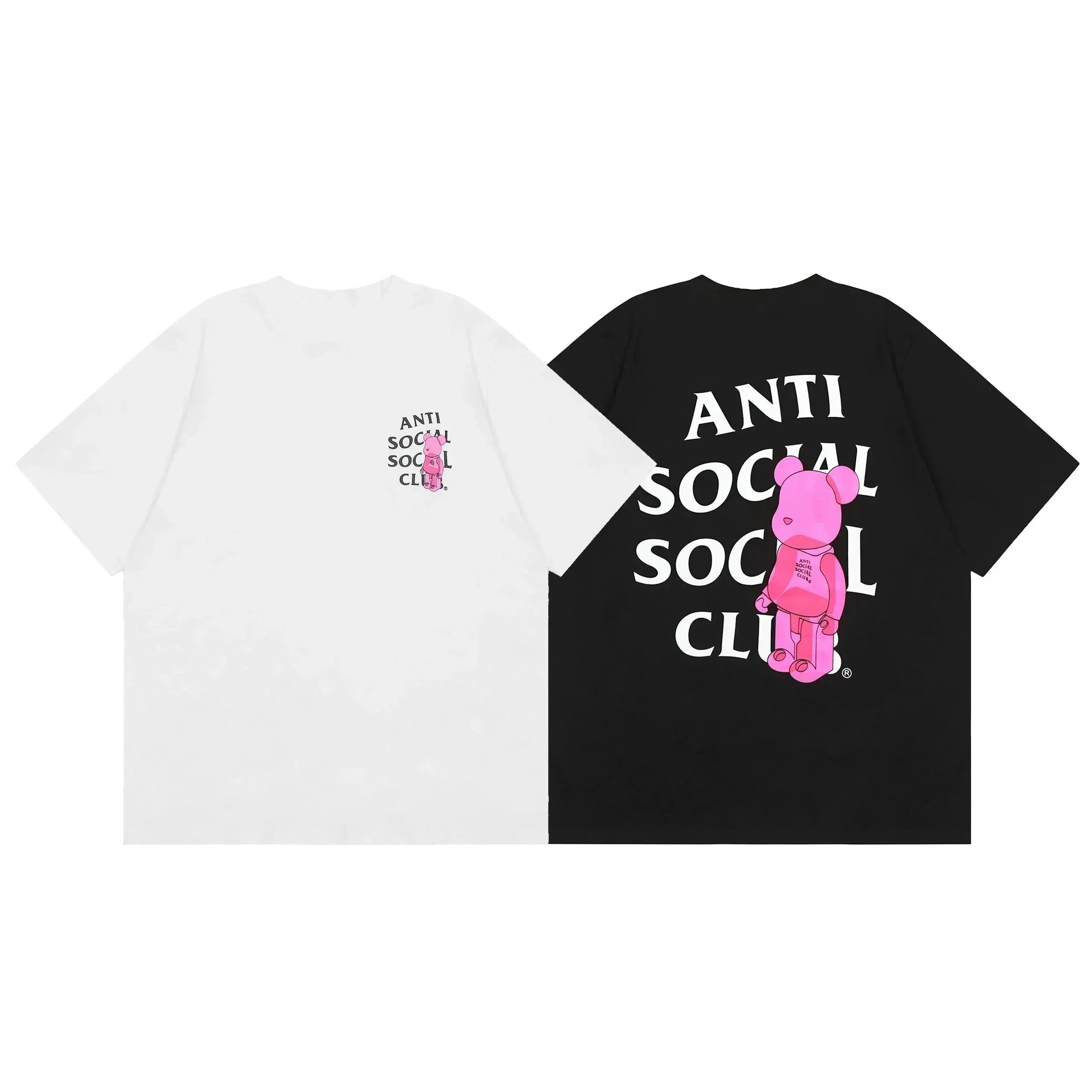 Anti Social Social Club Distressed Logo Black T-Shirt - 10