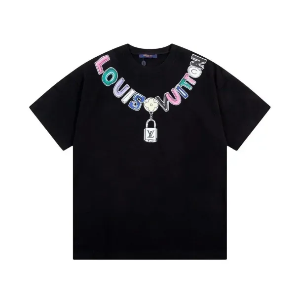 Louis Vuitton Clock Face LV Monogram T-Shirt Black - 3