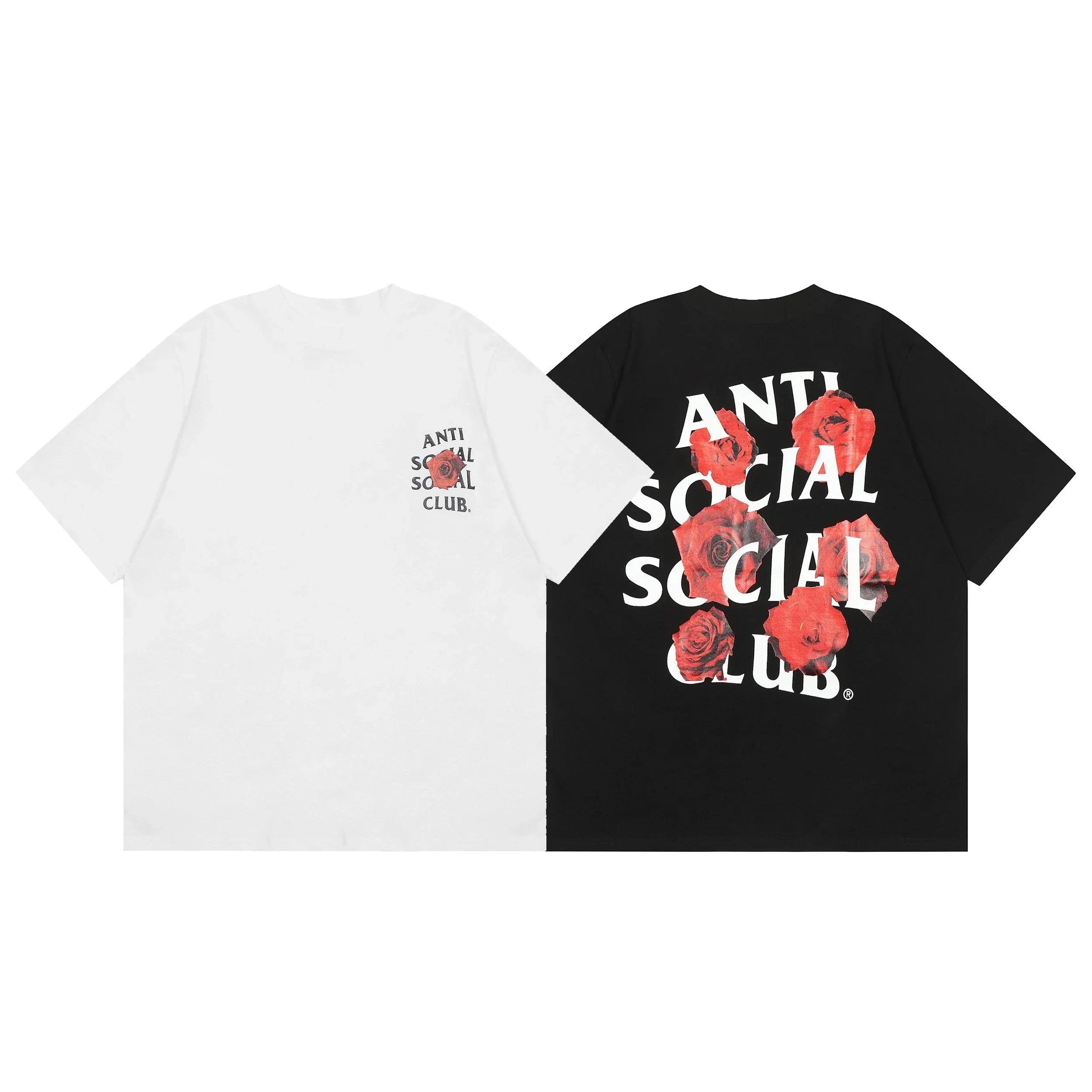 Anti Social Social Club Distressed Logo Black T-Shirt - 13