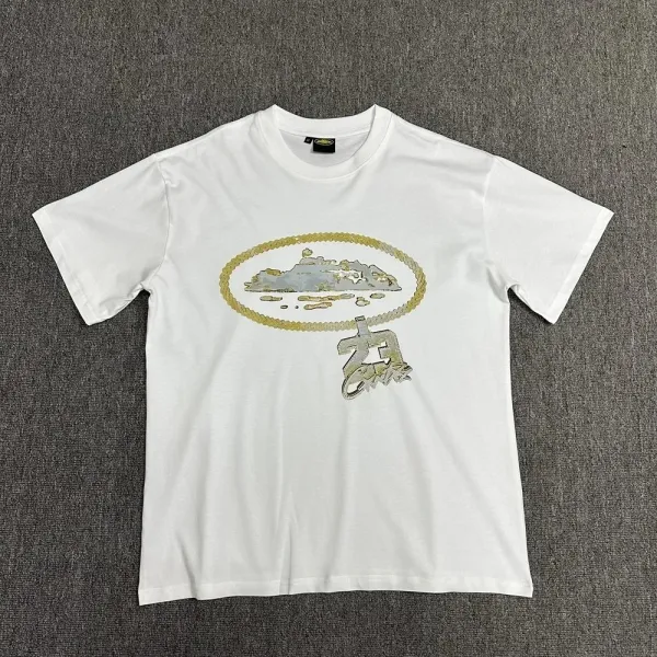 Design Ocean Graphic Print White T-Shirt - 12