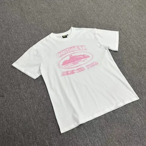 Design Ocean Graphic Print White T-Shirt - 30
