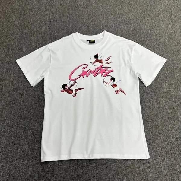 Design Ocean Graphic Print White T-Shirt - 25