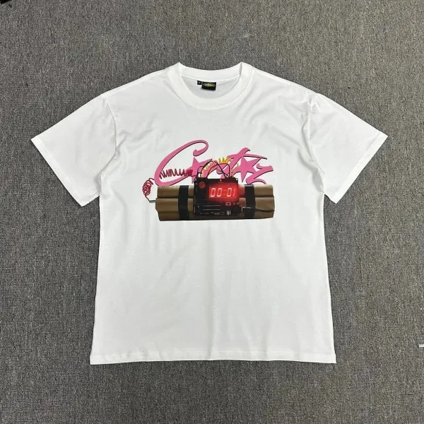 Design Ocean Graphic Print White T-Shirt - 4