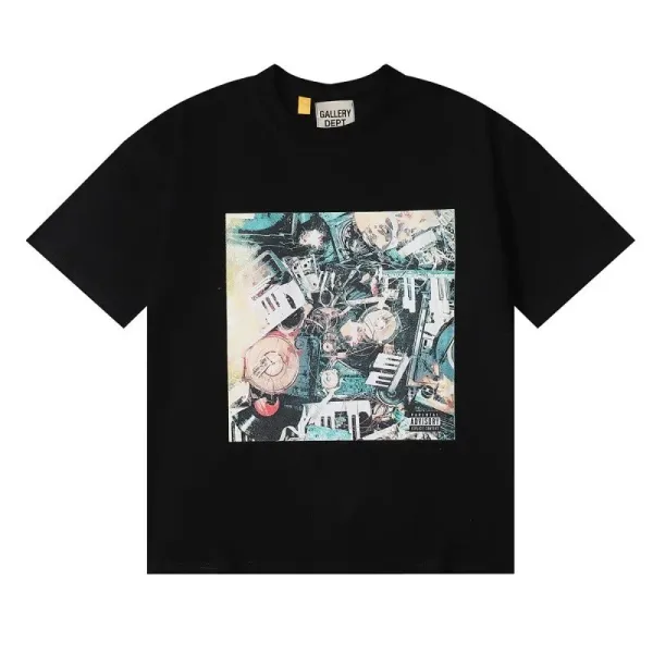 Gallery Dept Paint Splatter White T-Shirt - 12