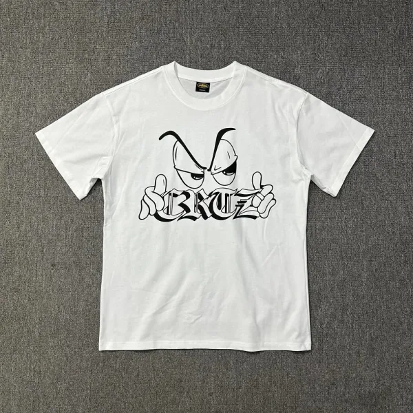Design Ocean Graphic Print White T-Shirt - 42