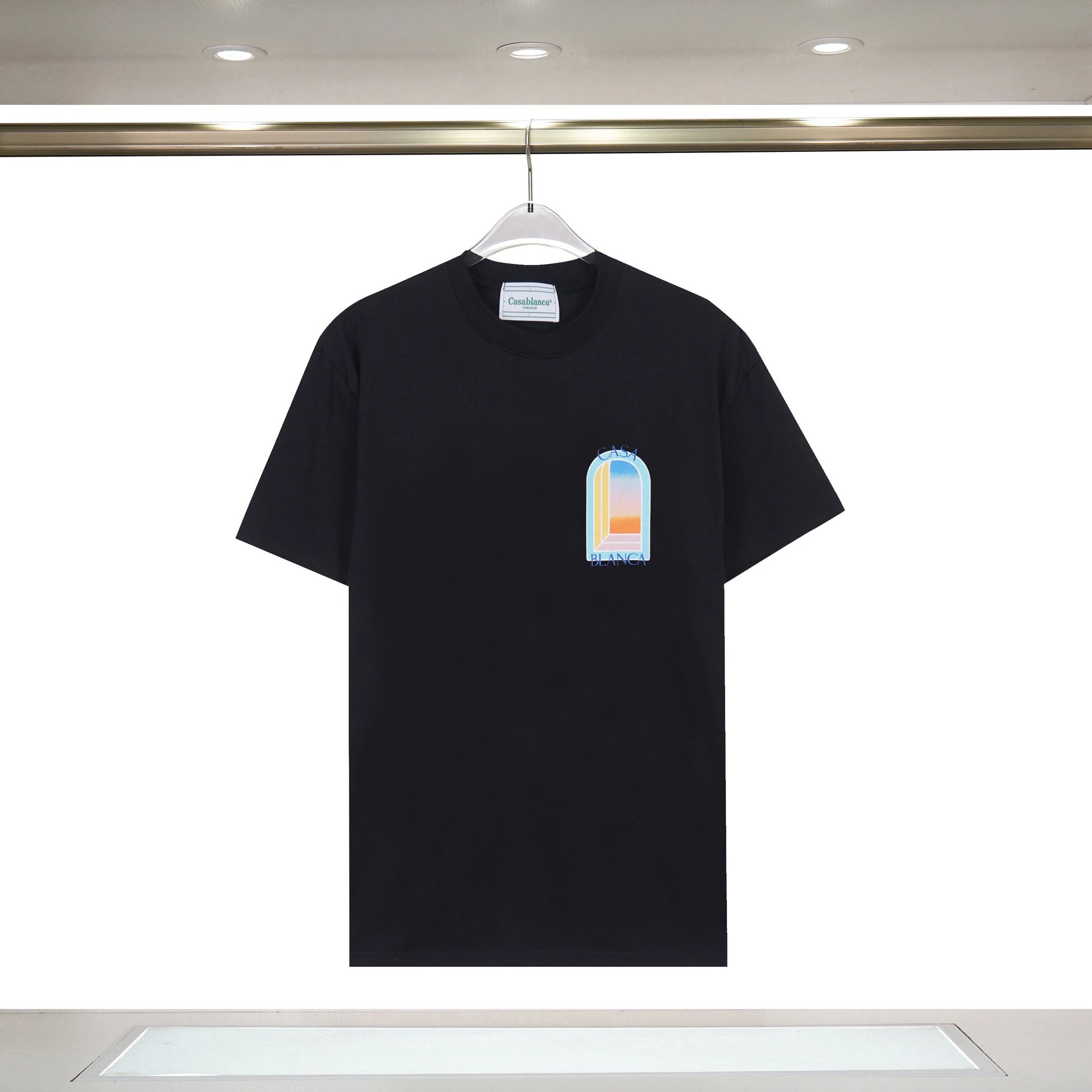 Casa Looking at the Beauty of the World Graphic T-Shirt Black - 46