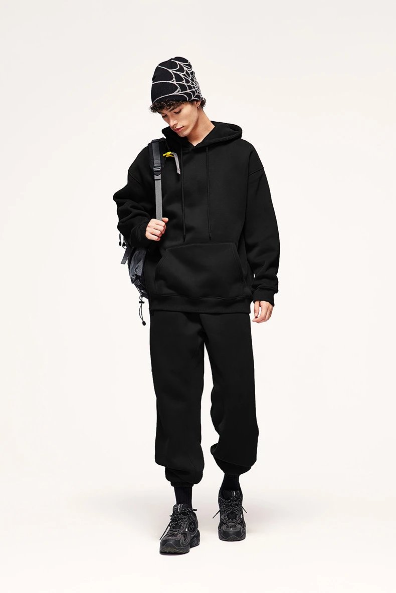 Design Basic White Drawstring Waist Sweatpants - 36