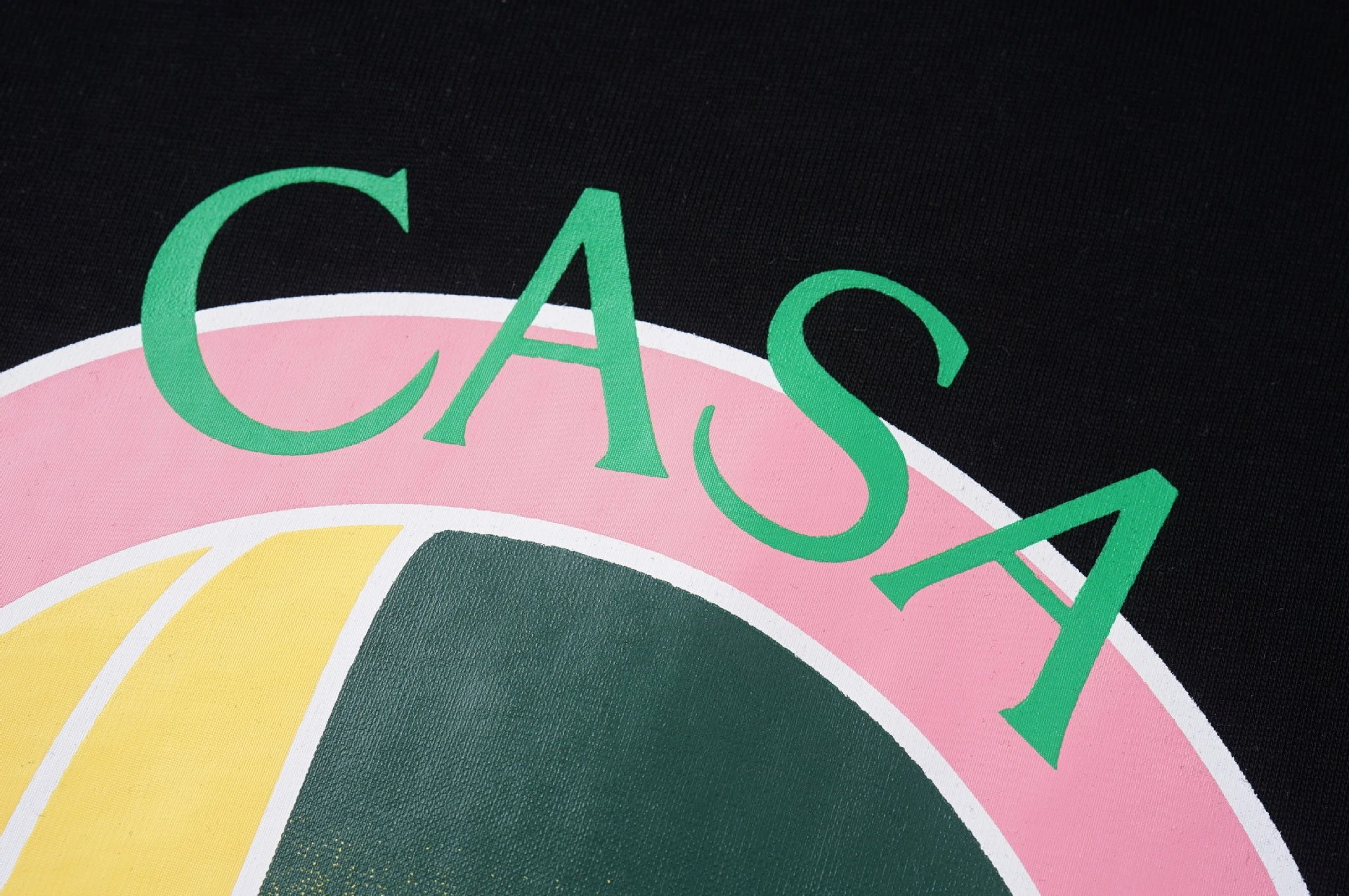 Casa Looking at the Beauty of the World Graphic T-Shirt Black - 19