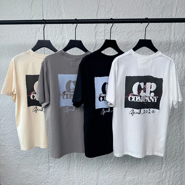 C.P. Company T-Shirts Lens Detail Crew Neck T-Shirt product detail image 13