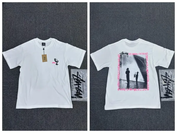 Stussy x CDG STUSSY80-20 White T-Shirt - 15