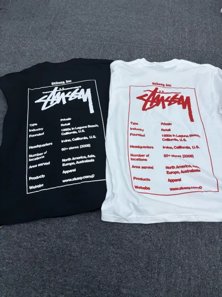 Stussy x CDG STUSSY80-20 White T-Shirt - 8