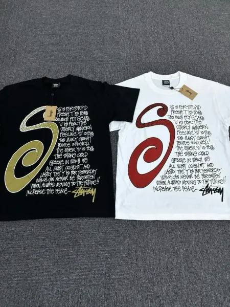 Stussy x CDG STUSSY80-20 White T-Shirt - 13