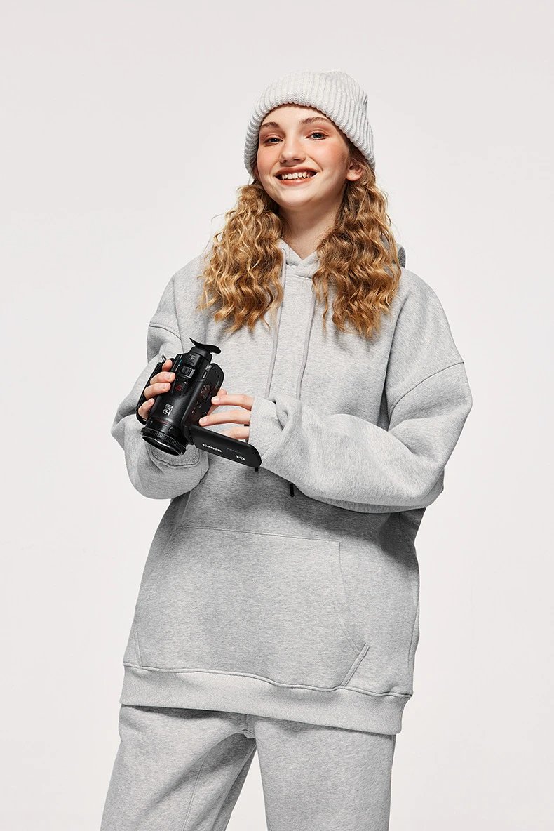 Design Basic White Drawstring Waist Sweatpants - 14