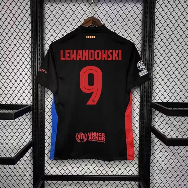 FC Barcelona 2024-25 Away Jersey Black/Red/Blue - 17