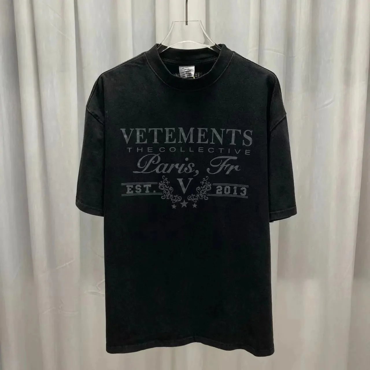 Vetements Skull Black Graphic T-Shirt