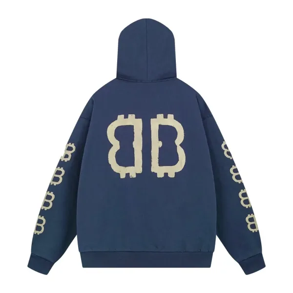 Gallery Dept. Bitcoin Hoodie Off-White Washed - 4