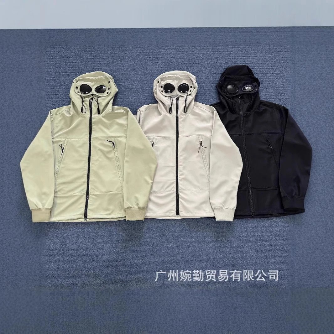 C.P. Company Goggle Jacket Black Outerwear - 3