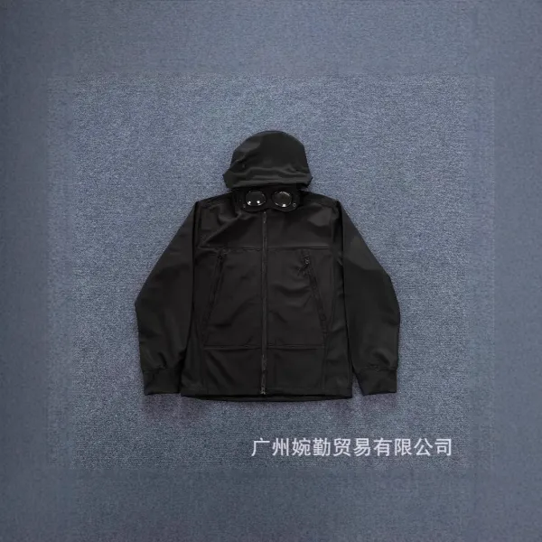 C.P. Company Goggle Jacket Black Outerwear - 1