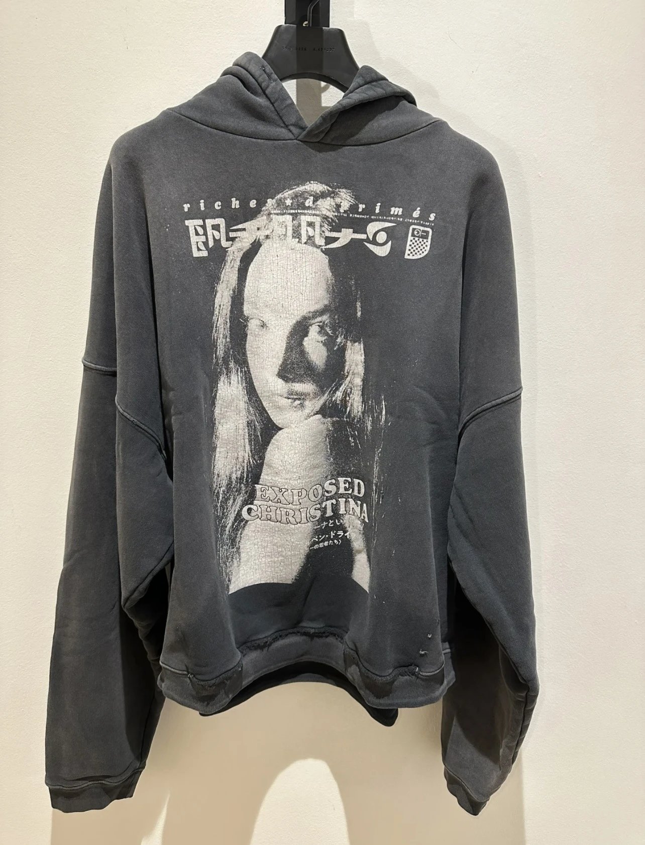 ERD Hoodie Black Orange Graphic Print Hoodie - 5