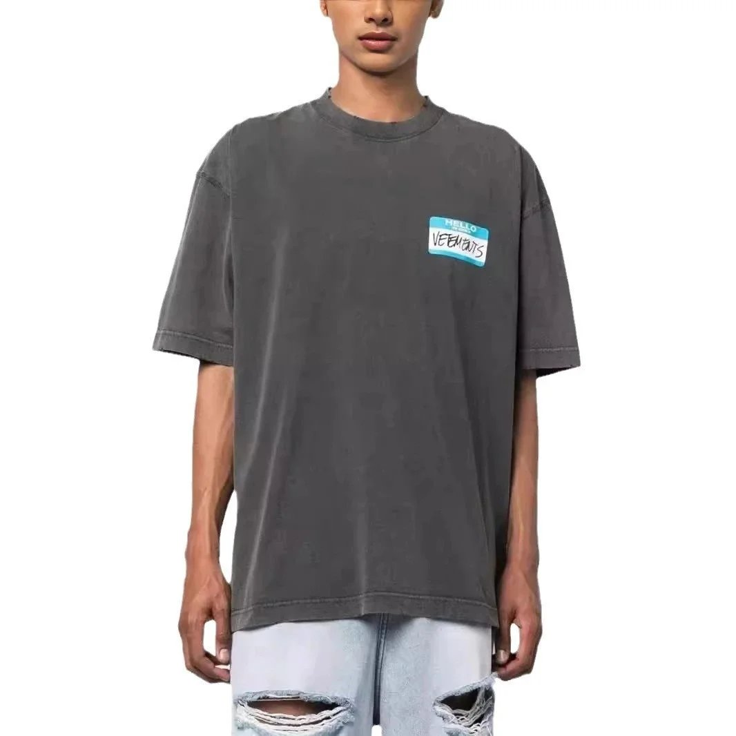Vetements Skull Black Graphic T-Shirt