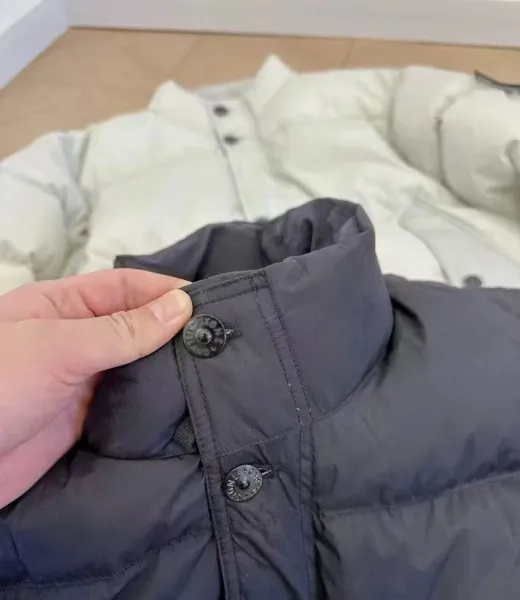 Moncler Maya Down Jacket Light Gray Outerwear - 16