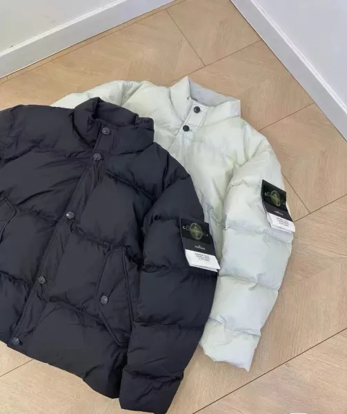 Moncler Maya Down Jacket Light Gray Outerwear - 4