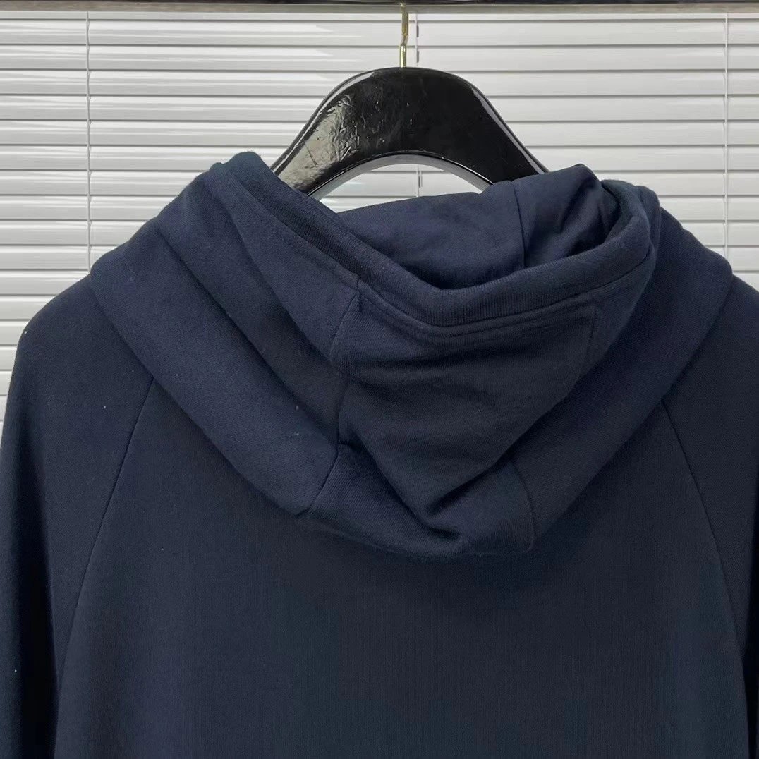 Thom Browne 4-Bar Stripe Zip-Up Hoodie Black - 19