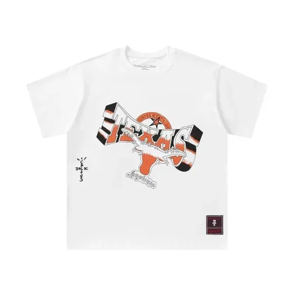 Travis Scott x University of Texas Longhorns Graphic T-Shirt - 1