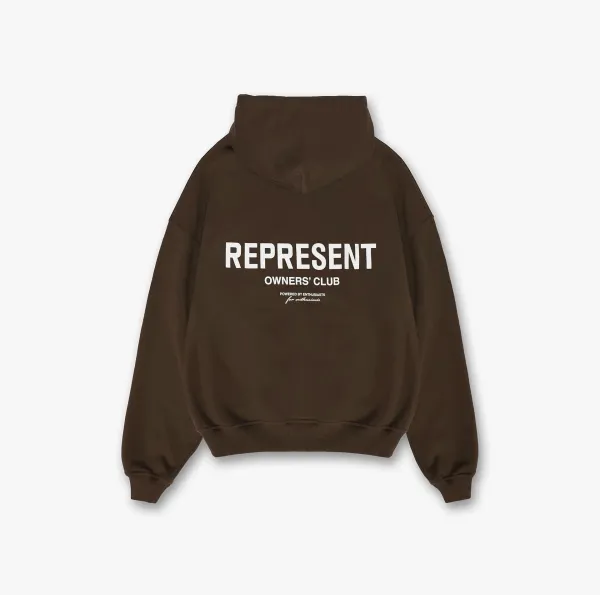 Represent Owners' Club Brown Hoodie - 1