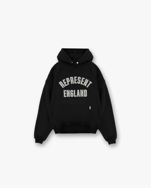 Represent England Arch Logo Black Hoodie - 1
