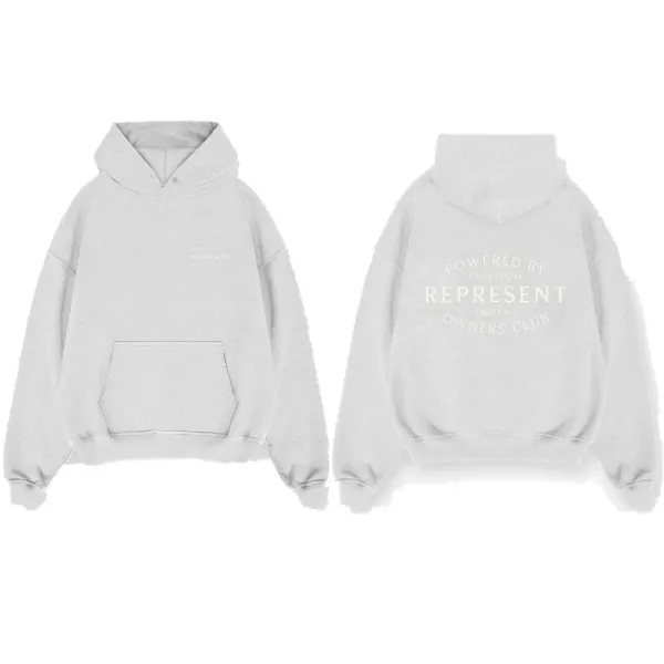 Represent Owners' Club Oversized Hoodie Gray - 1