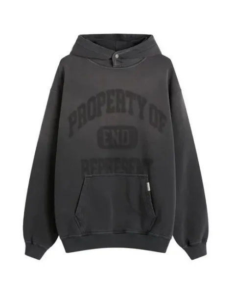END. Property Of Hoodie Charcoal Gray Hoodie - 1